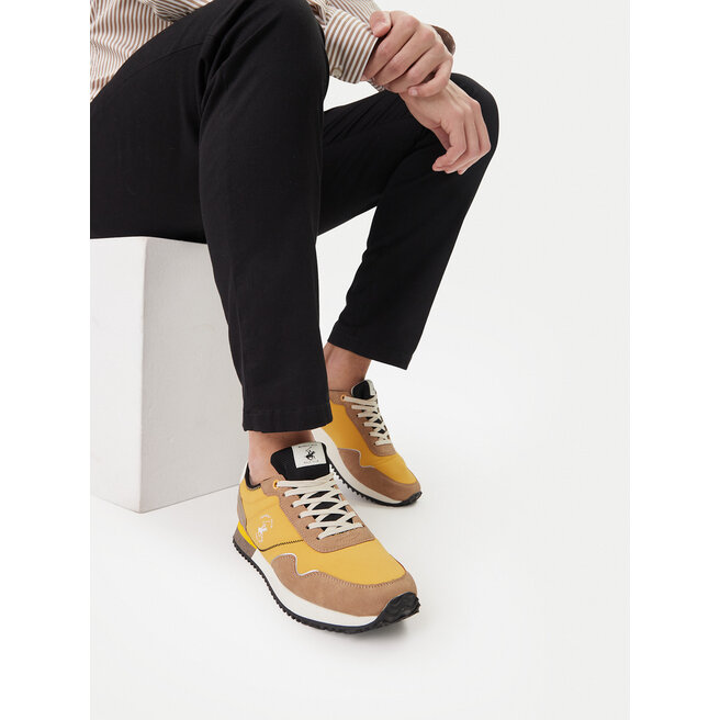 Sneakersy Beverly Hills Polo Club EO-GUIDIO-01 Beżowy - męskie