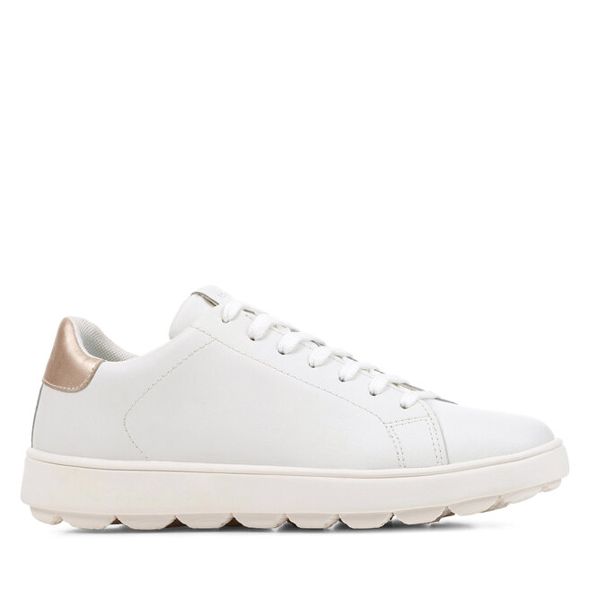 Sneakersy Geox D Spherica Ecub-1 B D65PJA 09BNF C1327 Biały - kobiece