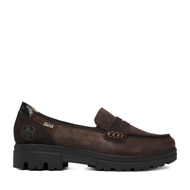 Loafersy Rieker CEO-43051-25 Brązowy - kobiece