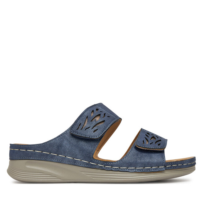 Klapki Clara Barson WYL05010-11 Niebieski -
