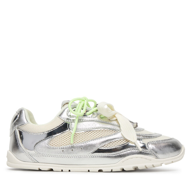 Sneakersy PINKO Yulia 01 SS0185 P146 Srebrny - kobiece