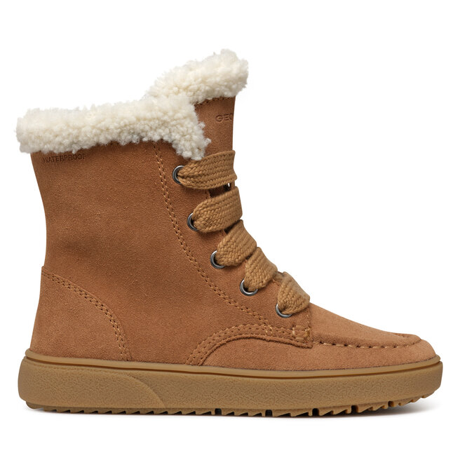 Kozaki Geox J Theleven Girl Wpf J46HYC 00022 C6627 M Brązowy - dziewczęce