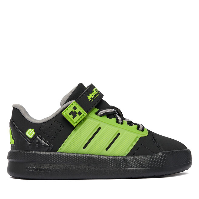 Sneakersy adidas Adidas Minecraft Lightorama Court Shoes Children KI9111 Czarny - chłopięce