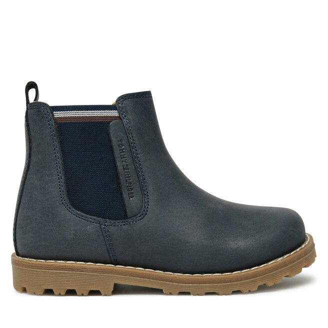 Trzewiki Tommy Hilfiger T1X5-33700-0124 M Granatowy - chłopięce