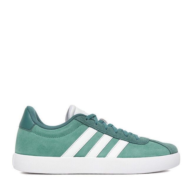 Sneakersy adidas VL COURT 3.0 K JS3490 Zielony - chłopięce