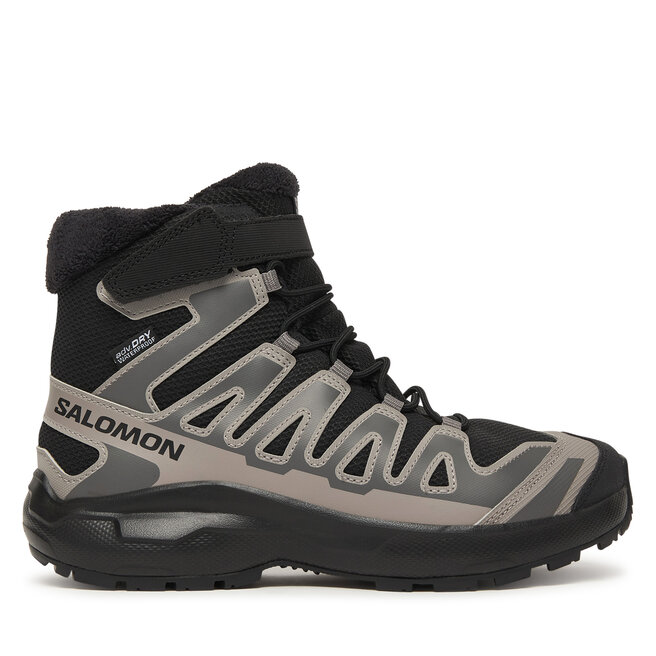 Trekkingi Salomon XA Pro Winter Wp J L45408300 Szary - dziecięce