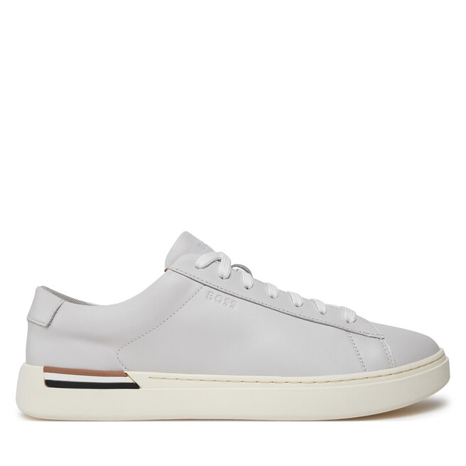 Sneakersy BOSS Clint 50544260 10249945 01 Biały - męskie