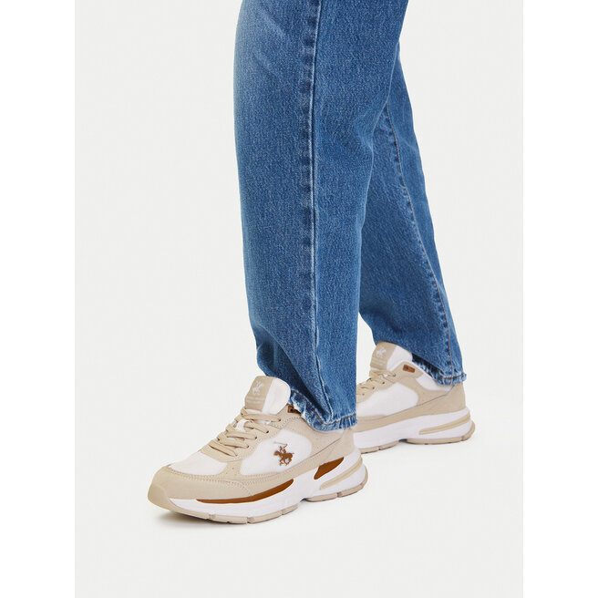 Sneakersy Beverly Hills Polo Club CEO-AW25-3C014-1 Biały - kobiece