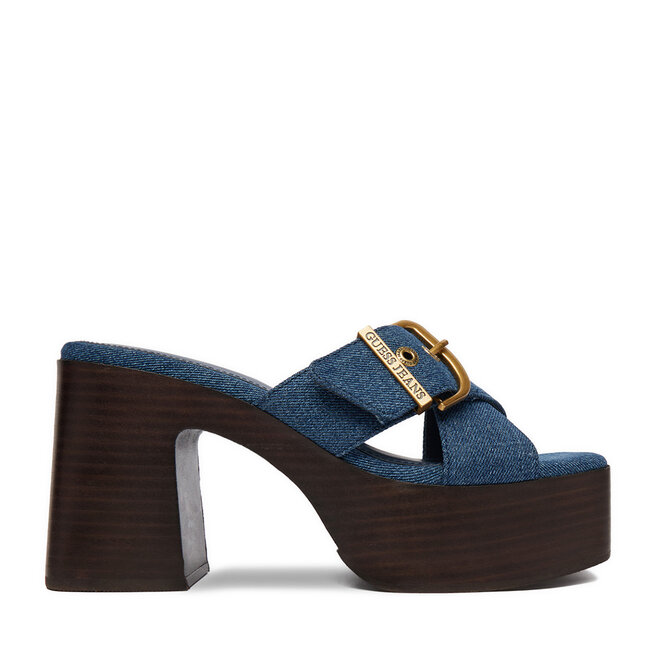 Klapki Guess Jeans CEO-JD421-3 Niebieski -
