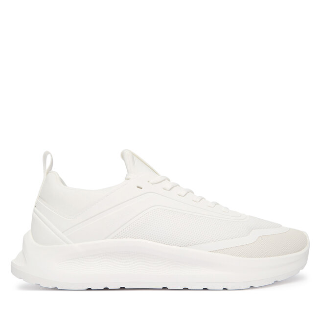 Sneakersy Calvin Klein Light Eva Run Lace Sock Mm HM0HM02164 Biały - męskie