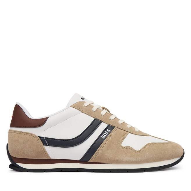 Sneakersy BOSS Levon 50565137 Beżowy - męskie