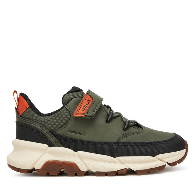 Sneakersy Geox J Flexyper Plus J56LCA 0MEFU C3009 S Khaki - chłopięce