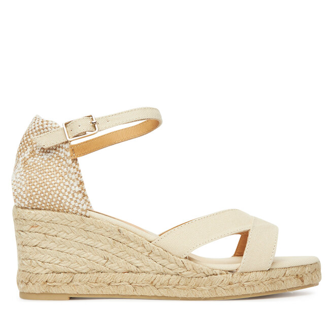 Espadryle Castañer Bruna/6/001 025533 Beżowy - kobiece
