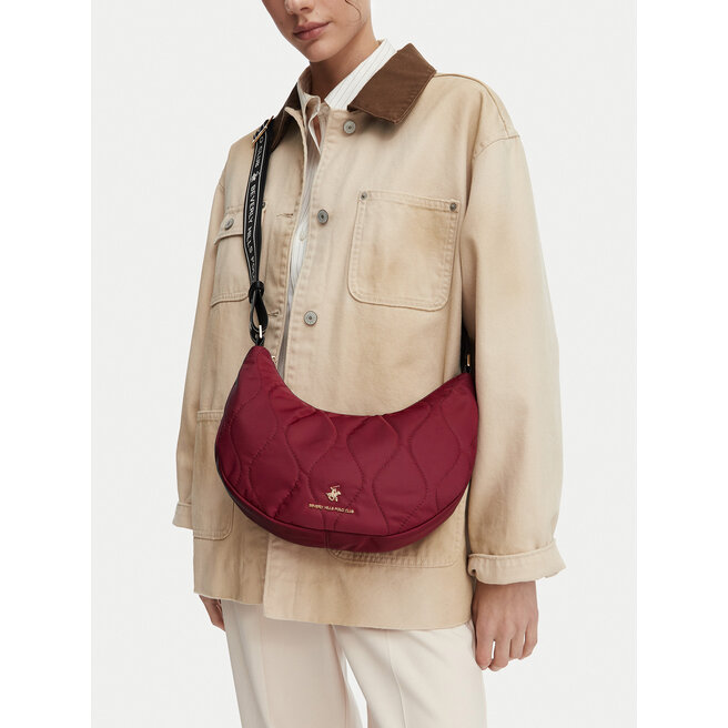Torebka Beverly Hills Polo Club CWBEO-BHPC-C-002-10 Bordowy -