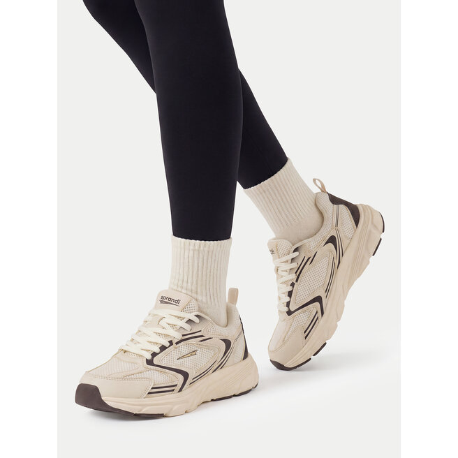 Sneakersy Sprandi CEOWB-WP40-23404Z Beżowy jasny - kobiece