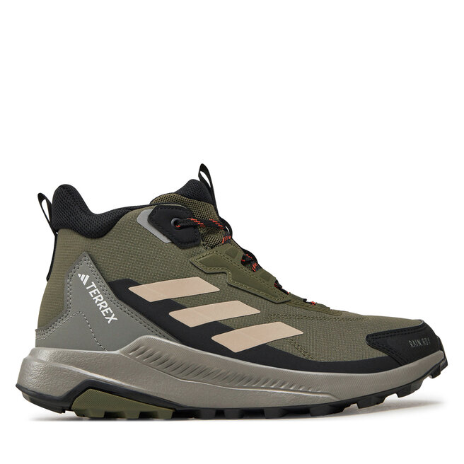 Trekkingi adidas Terrex Anylander Mid Rain.Rdy ID0897 Zielony - męskie