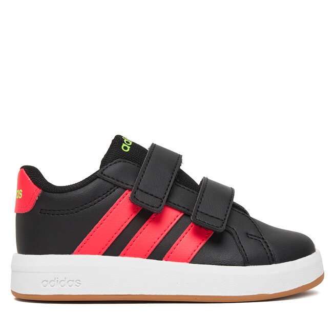 Sneakersy adidas Grand Court 3.0 Infants JP9375 Czarny - dziewczęce