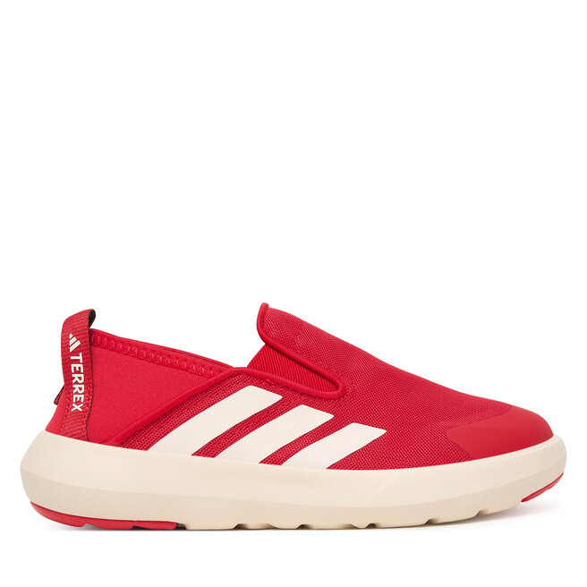 Sneakersy adidas Terrex Boat Slip-On JS1430 Czerwony - chłopięce