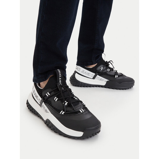 Sneakersy Versace Jeans Couture 78YA3SN2 Czarny - męskie