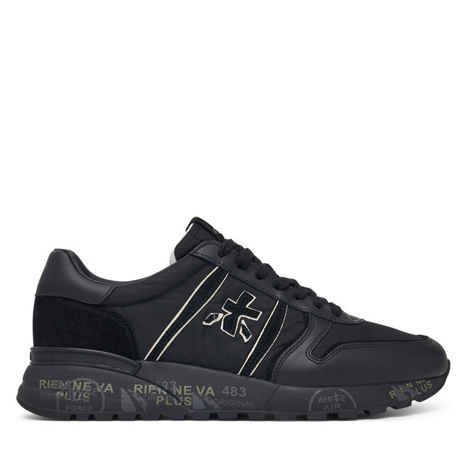 Sneakersy Premiata Lander Var 8655 Czarny - męskie