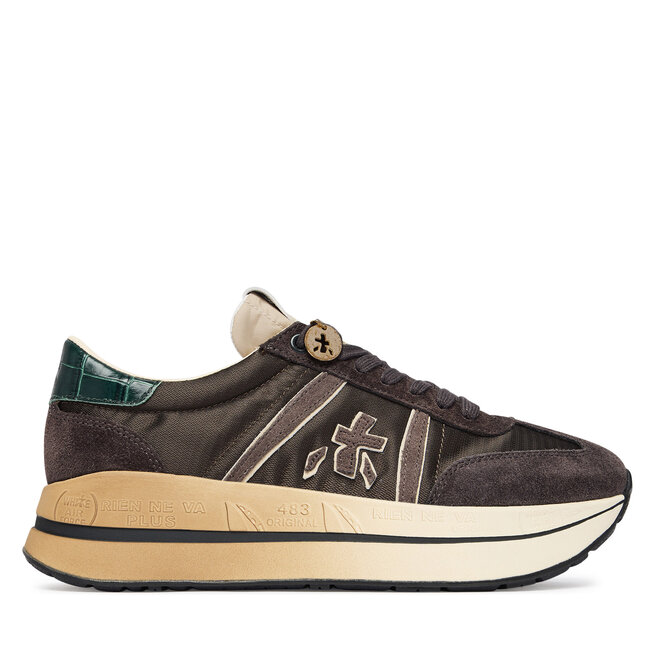 Sneakersy Premiata Bethcoin Var 8505 Brązowy - kobiece