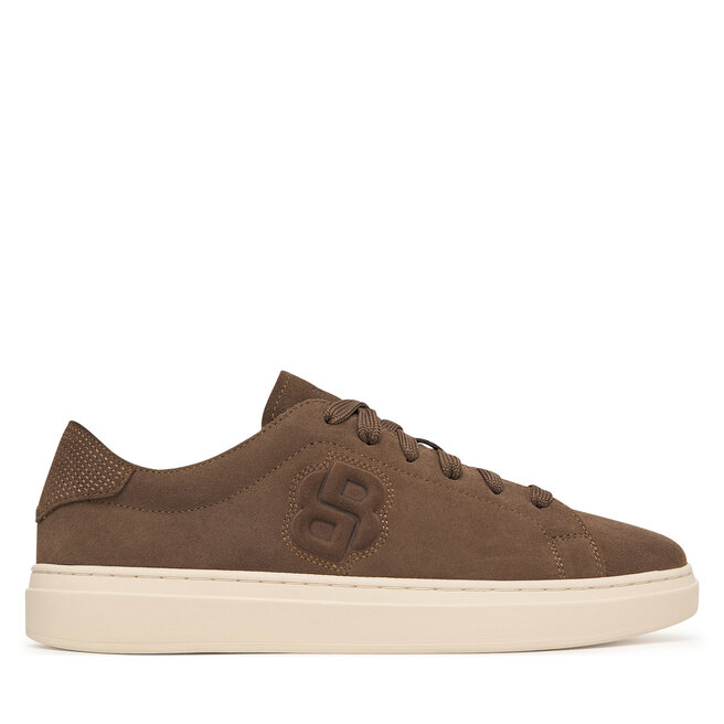 Sneakersy BOSS Kieran 50569228 Brązowy - kobiece