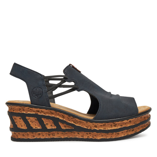 Sandały Rieker 68175-14 Granatowy - kobiece