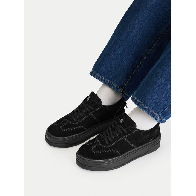 Sneakersy Beverly Hills Polo Club EO-WI16-MALMO-01 Czarny - kobiece