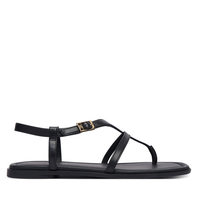 Sandały Tommy Hilfiger Th Buckle FW0FW09367 Czarny - kobiece
