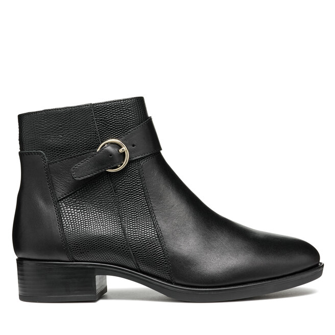 Botki Geox D Felicity D46G1A 04304 C9997 Czarny - kobiece