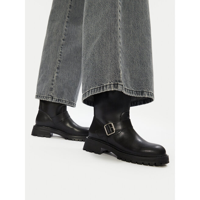 Botki Pepe Jeans PLS50567 Czarny - kobiece