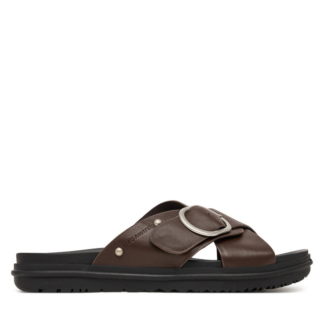 Klapki EMU Australia Ebony W13247 Brązowy -