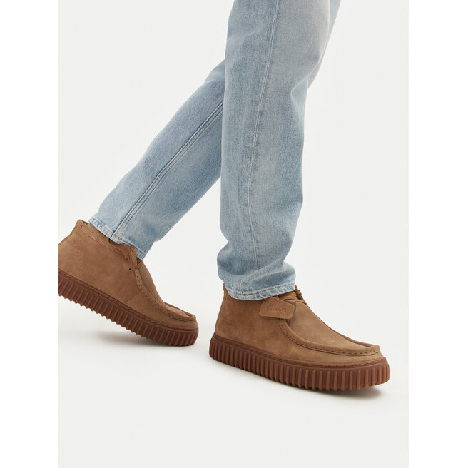 Trzewiki Clarks Torhill Hi 26173663 Brązowy - męskie