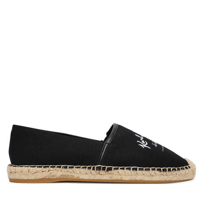 Espadryle KARL LAGERFELD Kamini KL80110A Czarny - kobiece