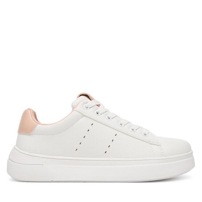 Sneakersy Calvin Klein Low Cut Lace-Up V3A9-83221-1355A953 S Biały - dziewczęce