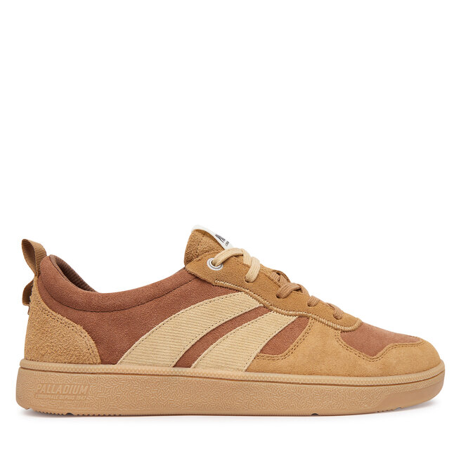 Sneakersy Palladium Pallacup Flame Suede 09505-292-M Brązowy - męskie