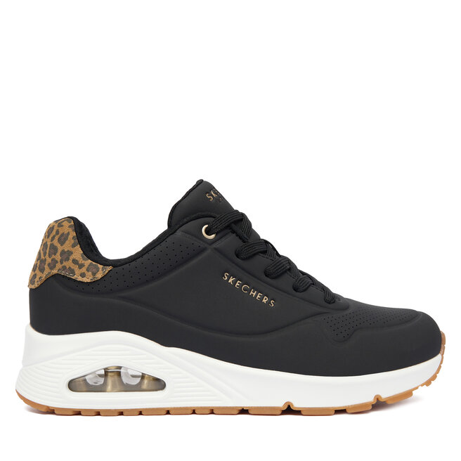Sneakersy Skechers Uno 177093/BKLD Czarny - kobiece