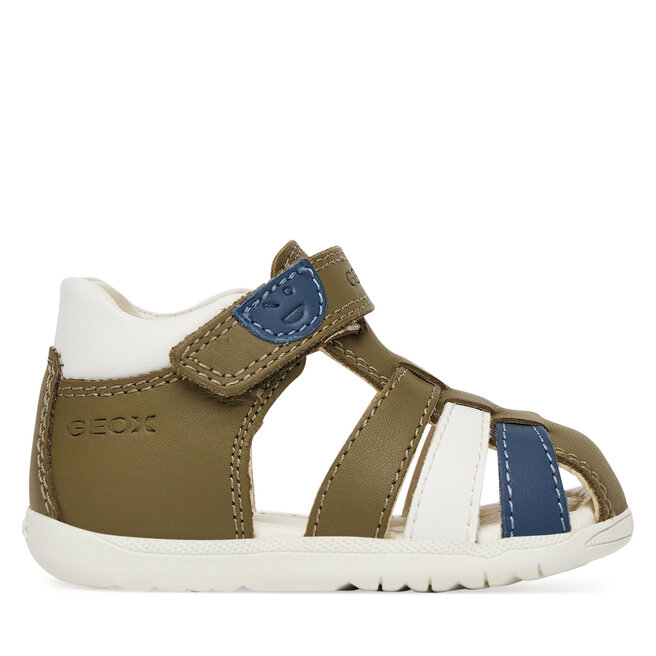 Sandały Geox B Sandal Macchia B254VA 08554 C3203 Zielony - chłopięce