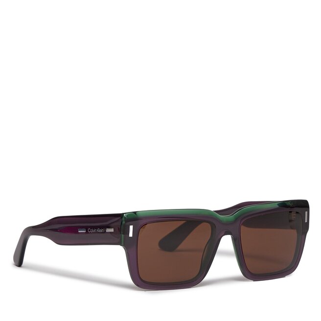 Okulary przeciwsłoneczne Calvin Klein CK23538S Fioletowy - kobiece