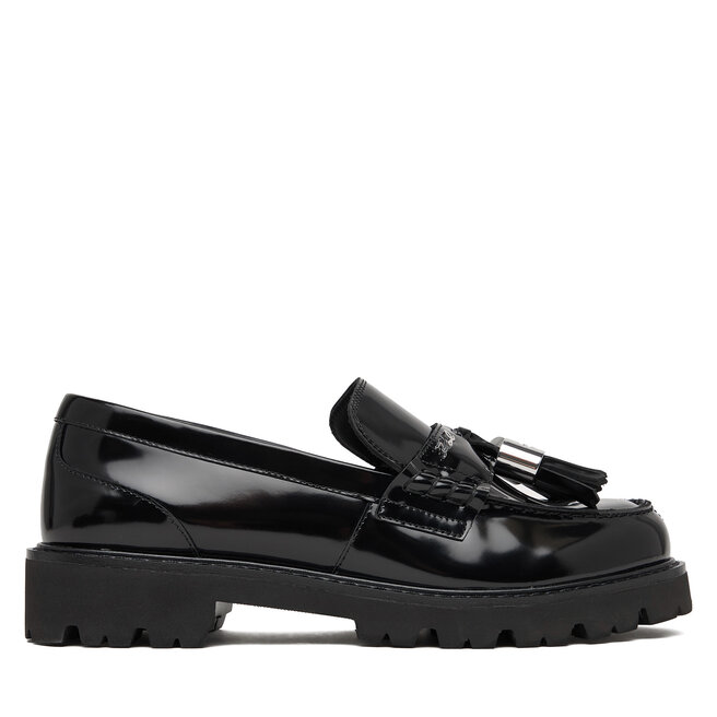 Loafersy KARL LAGERFELD Lowell KL42225 Czarny - kobiece