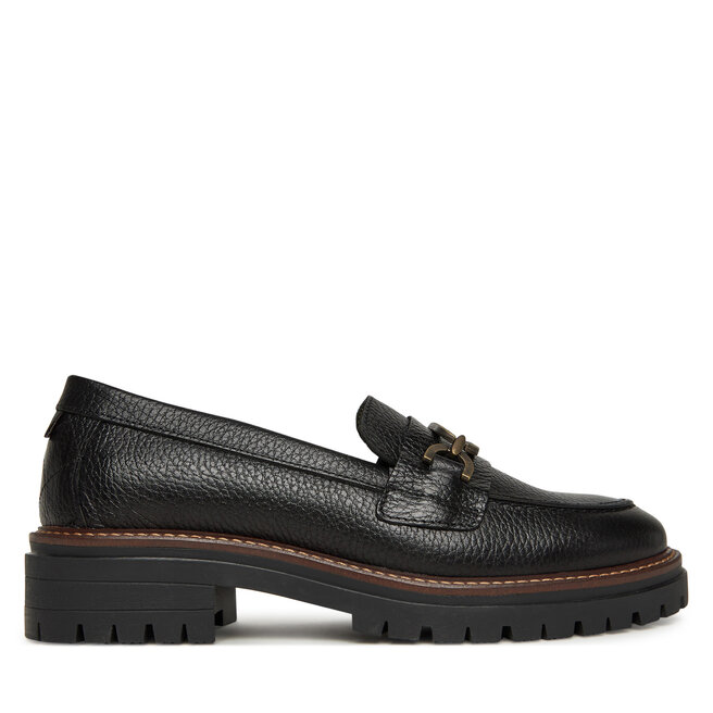 Loafersy Barbour Maddie LFO0755BK52 Czarny - kobiece