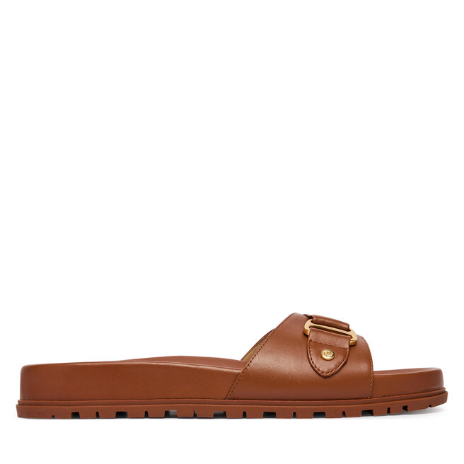 Klapki LAUREN RALPH LAUREN 802982883001 Brązowy -