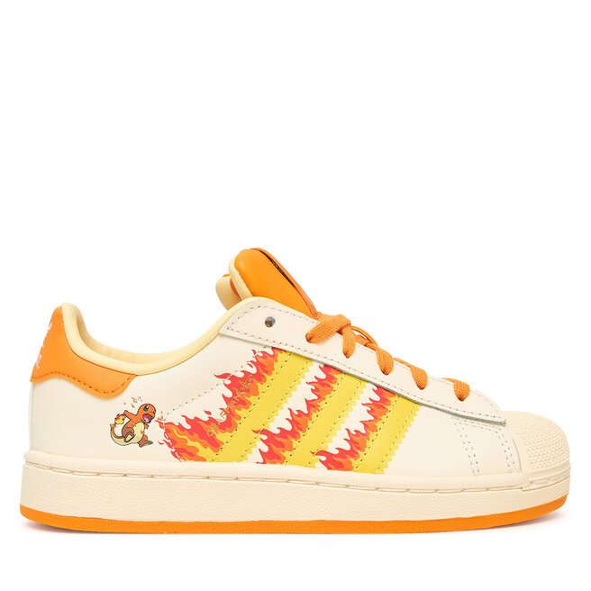 Sneakersy adidas Pokemon Superstar II KJ5618 Beżowy - chłopięce
