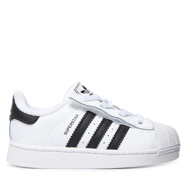 Sneakersy adidas Superstar II Elastic Lace JH9984 Biały - chłopięce