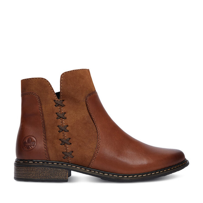 Botki Rieker CEO-Z4951-24 Brązowy - kobiece