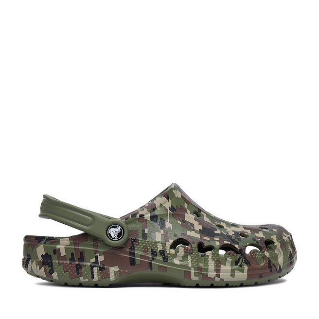 Klapki Crocs C-BAYA SEASONAL PRINTED CLOG 206230-3TC Zielony -