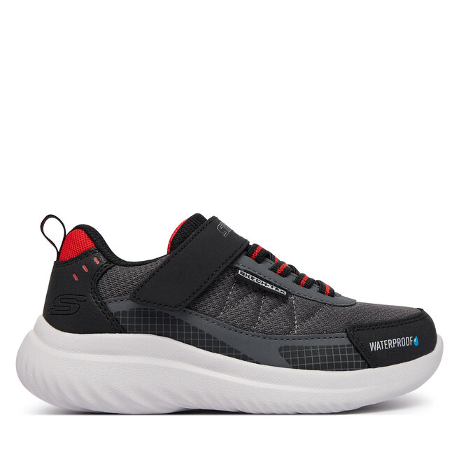 Sneakersy Skechers Bounder 2.0 - Aqua Pace 406341L Szary ciemny - chłopięce