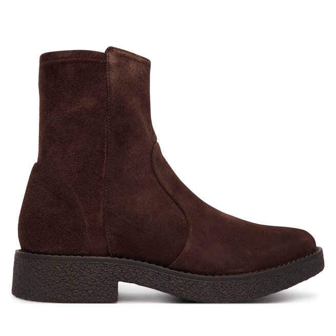Botki Clarks Nella Bay 26327194 Brązowy ciemny - kobiece