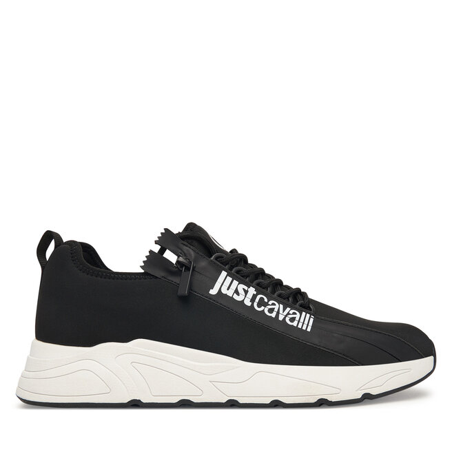Sneakersy Just Cavalli 80QA3SA2 ZSE70 Czarny - męskie