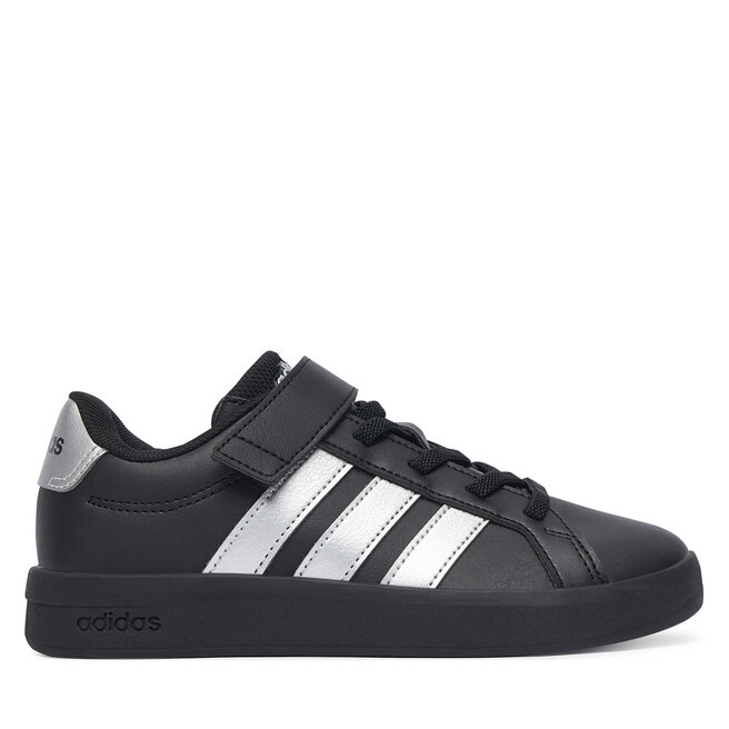 Sneakersy adidas Grand Court 3.0 Shoes Children KI7191 Czarny - chłopięce